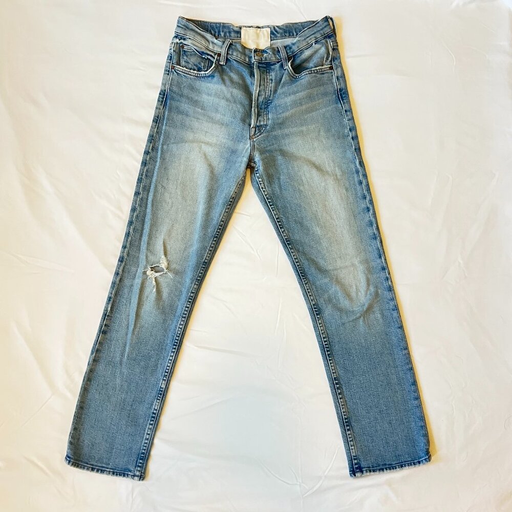 MOTHER Superior Tomcat Ankle Jeans Size 27 in Gospel Grace